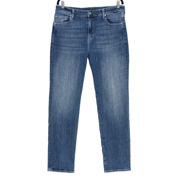 Mavi Jeans Veronica High Rise Straight Leg Jeans Medium Wash Size 33 x 32 - Picture 2 of 8